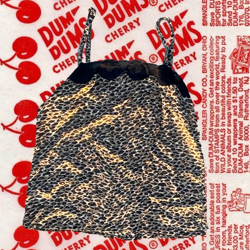 Fun Y2K cheetah tank!!!